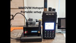 MMDVM Hotspot Portable setup on the VKDMR network [upl. by Inait424]