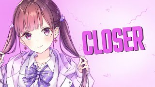 Nightcore  Closer  The Chainsmokers Lyrics ft Halsey [upl. by Norehs]