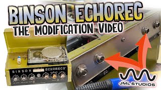 Unboxing Modification amp Demo of the Binson Echorec 2 T7E Analog Delay Unit Binson echorec [upl. by Anieral]