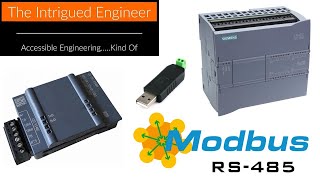 Siemens 1200 PLC  Modbus RS485 Communication With Slave Simulator [upl. by Studdard]