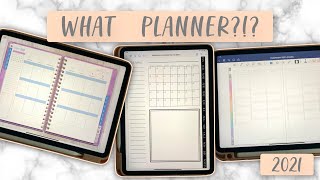 2021 Digital Planners  Choosing the Planner that is Right For You [upl. by Yendroc417]