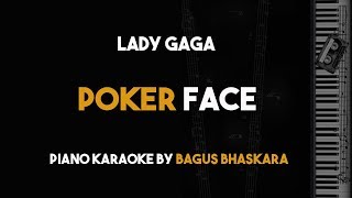 Lady Gaga  Poker Face Piano Karaoke Version [upl. by Capon]