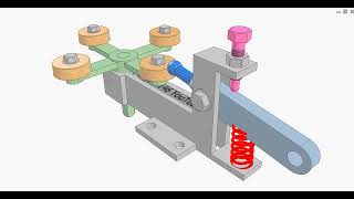 Roller cam mechanism [upl. by Acinorehs]