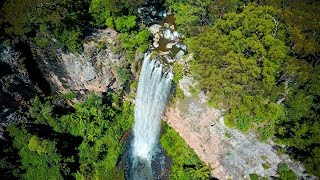 Drone Images of Purling Brook Falls  Waterfall [upl. by Mutua]