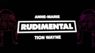 Rudimental  Come Over feat AnneMarie amp Tion Wayne Official Lyric Video [upl. by Leidgam]