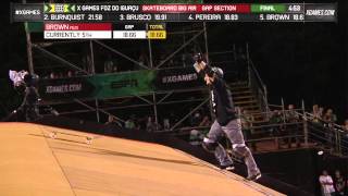 Jake Brown lands first ollie 720 in Skateboard Big Air 2013  World of X Games [upl. by Emerald]