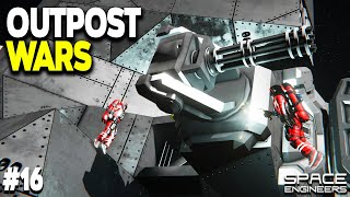 Constructing New Warships  Space Engineers OUTPOST WARS  Ep 16 [upl. by Naujik234]