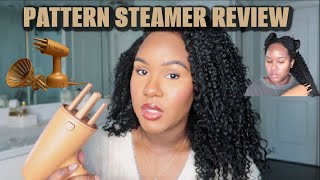 PATTERN BEAUTY STEAMER REVIEW  FIRST TIME FRIDAY [upl. by Lamond728]