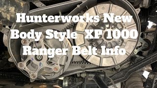 Hunterworks New Body Style Polaris Ranger XP 1000 Belt Info [upl. by Ozner]