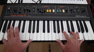 Roland RS09  deep demonstration and sound programming [upl. by Nivri]