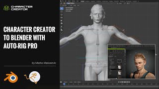 Blender Pipeline 1  Character Creator to Blender with AutoRig Pro  by Markom3D [upl. by Gnuh104]