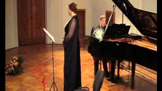 Глинка quotЖаворонокquot Yana Ivanilova soprano Boris Berezovsky 2014 [upl. by Ynaffyt]