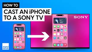 How to Screen Mirror or Cast iPhone to Sony TV [upl. by Valer]