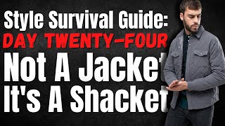 Style Survival Guide  How to wear a shacket mens [upl. by Loos]