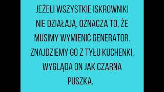 Kuchenka gazowa nie odpala Co zrobić [upl. by Drofnil]