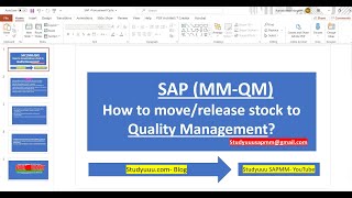 SAP Quality ManagementMMQM Integration full overview explanation with scenario based [upl. by Lohner638]