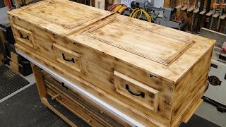 How to build a Casket DIY Pine Box [upl. by Jocelyn422]