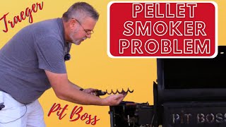 Pellet Smoker Problem Smoking Pellet Hopper [upl. by Lewert]