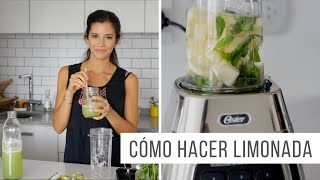 CÓMO HACER LIMONADA DE MENTA Y JENGIBRE [upl. by Dripps]