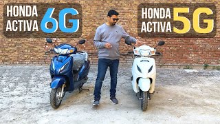 Honda Activa 6G vs Activa 5G  Detailed Comparison [upl. by Silvester]