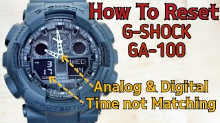 Comment Changer Régler Lheure Sur Une Montre Casio GShock en Français [upl. by Eddana410]