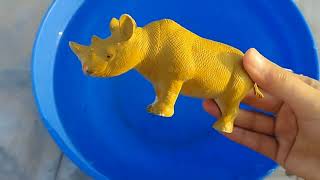 LEARN ANIMALS NAMESSHEEPLIONTIGERELEPHANTLOEPARDRABBITRHINOHIPPOHORSEPANDACATDOGTOYS [upl. by Dnyletak]