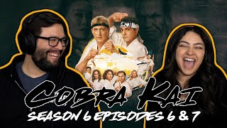 Cobra Kai Season 6 Ep 6 amp 7 First Time Watching TV Reaction [upl. by Anny]