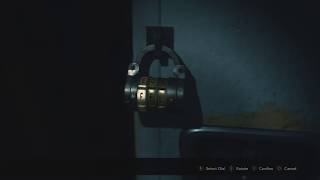 RESIDENT EVIL 2 3rd Floor Dial Lock Code [upl. by Odericus]