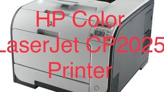 HP Color LaserJet CP2025 Printer Jam in tray 2 [upl. by Rellek]