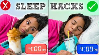 How to Fall Asleep FAST When You CAN’T Sleep 10 Sleep Life Hacks [upl. by Laurent880]