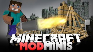 Minecraft Mod Mini  ANCIENT WARFARE [upl. by Rudd]