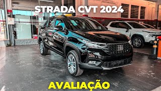 NOVA FIAT STRADA 2024 VOLCANO 13 AT  REVIEW COMPLETO [upl. by Erv]