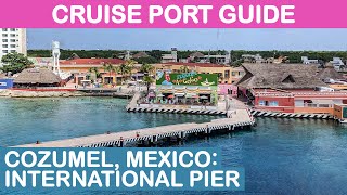 Cozumel Mexico Cruise Port Guide International Pier Cruise Center [upl. by Kcorb]