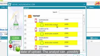 Advik Call Data Record Analyzer Part3  Adding Removing CDR [upl. by Nob]