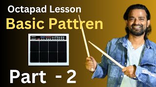 Octapad Basic Rhythm  Part 2  How to play Octapad  Free Octapad lesson [upl. by Eelime]