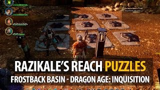 Razikale’s Reach Puzzles  Frostback Basin  Dragon Age Inquisition [upl. by Leroy]