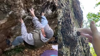 Toilet Block Traverse f7b ⭐️⭐️ Ansteys Cove Bouldering [upl. by Schaefer]