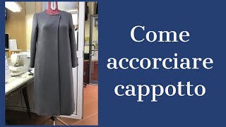 Come accorciare cappotto [upl. by Annekam]