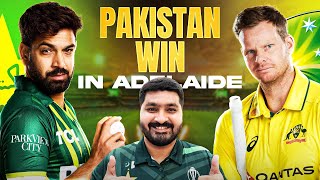 Pakistan beat Australia by 9 wickets in Adelaide  Haris Rauf 295 vs Australia  Muhammad Rizwan [upl. by Sevy]