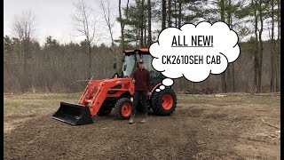 Kioti CK2610SE HST CAB Tractor w Loader  Walkthru ALL NEW [upl. by Sualokcin]