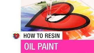 How To Resin Oil Paint [upl. by Januisz]