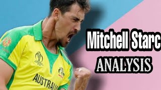 Mitchell Starc Bowling Action Analysis  Fastbowling Addicts [upl. by Eimyaj]