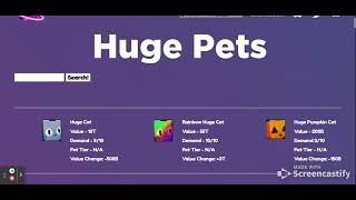 Cosmic Values  Pet Simulator X  Huge Pets [upl. by Nhepets]