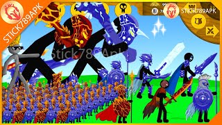 STICK FIGURE WRATHNAR XIPHOS ICE GRIFFON LAVA VS FINAL BOSS  Stick War Legacy Mod  Stick789Apk [upl. by Dyun]