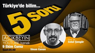 Celal Şengör  Sinan Canan ile 5 Soru  11Bölüm [upl. by Kinsler]