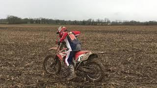 HONDA 250 CRF 2013 SOUND FMF [upl. by Feodore532]