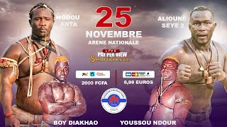 🛑Direct Arène Nationale  Alioune Seye 2 vs Modou Anta  Senaffichecom [upl. by Dranek354]