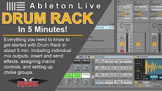 Ableton Live Drum Rack in 5 Minutes [upl. by Asilad]