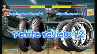 🏍 Petite review 2  Dunlop RoadSmart 3 Vs Michelin Road 6  Suzuki SV650 [upl. by Rednasyl507]