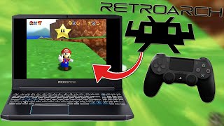 Tuto  Installer et configurer RETROARCH sur PC [upl. by Nnylekoorb]